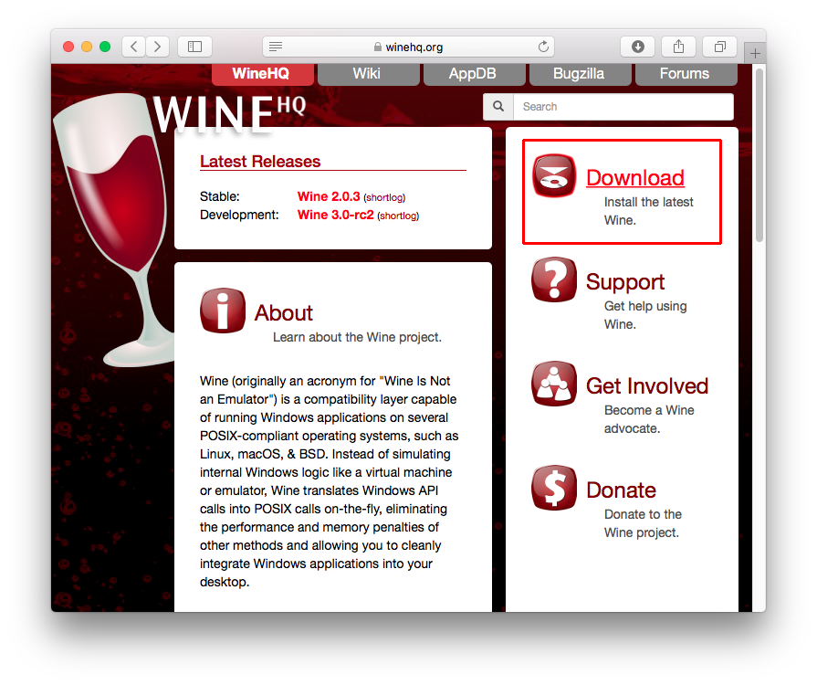download wine for mac mavericks